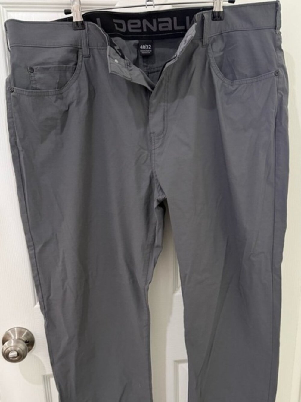 Denali Men's Gray Pants 40 x 32